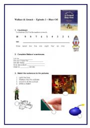 English Worksheet: A GRAND DAY OUT-WALLACE & GROMIT-EPISODE 3
