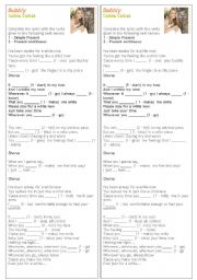 English Worksheet: Bubbly - Colbie Caillat (Present Simple X Present Continuous)