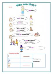 English Worksheet: tobe