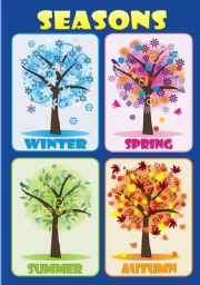 English Worksheet: SEASONS - Poster