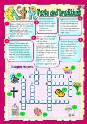 English Worksheet: EASTER: FACTS AND TRADITIONS