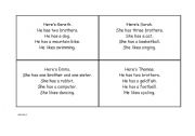 English Worksheet: Listen Write Draw