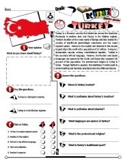 English Worksheet: RC Series_Level 01_Country Edition 20 Turkey (Fully Editable + Key)