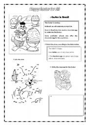 English Worksheet: Happy Easter for all