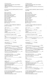 English Worksheet: Song When Im 64 by The Beatles. It Includes both a warm-up and a follow- up activity.