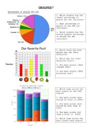 English Worksheet: Graph reading 