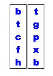 English Worksheet: Word Slider