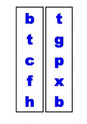 English worksheet: Word Slider