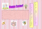 English Worksheet: Easter Wordsearch 2011