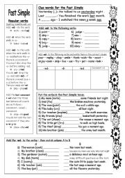 English Worksheet: Past Simple - Regular Verbs