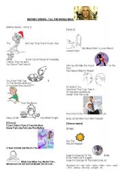 English Worksheet: BRITNEY SPEARS - TILL THE WORLD ENDS