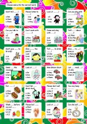 English Worksheet: object pronouns 