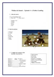English Worksheet: A GRAND DAY OUT-WALLACE & GROMIT-EPISODE 4