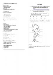 English worksheet: Lyrics 