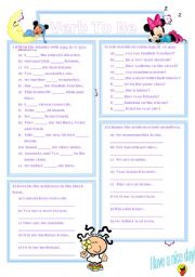 English Worksheet: Verb To Be