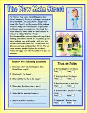 English Worksheet: The New Main Street