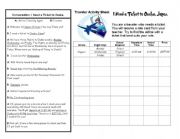 English worksheet: Flying activity