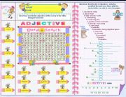 English Worksheet: ADJECTIVES