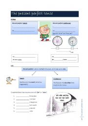 English Worksheet: Present perfect simple vs continuous