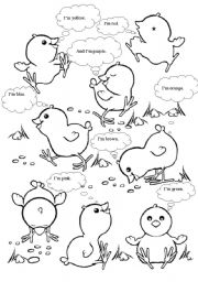 English Worksheet: Easter birds