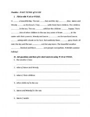 English Worksheet: Past Tense