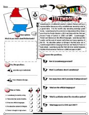 English Worksheet: RC Series_Level 01_Country Edition 27 Luxembourg