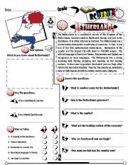 English Worksheet: RC Series_Level 01_Country Edition 26 Netherlands (Fully Editable + Key)