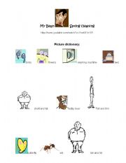 English Worksheet: MrBean cartoon