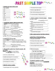 English Worksheet: past simple