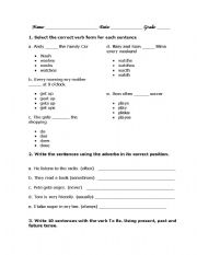 English worksheet: Past Simple Worksheet