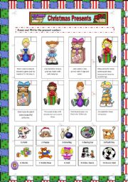 English Worksheet: Christmas Presents