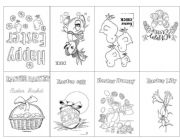 English Worksheet: Easter booklet