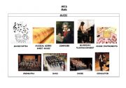 English worksheet: ARTS. MUSIC