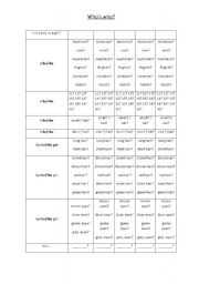 English Worksheet: Guess who pairwork sheet (questions)