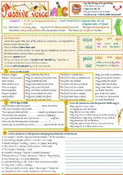 English Worksheet: Passive voice