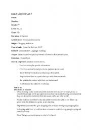 English worksheet: Extracting and recognizing relevant information from a reading text.  CLT