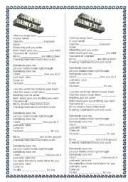 English worksheet: Save me remy zero