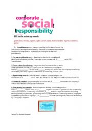 Corporate Social Responsibility