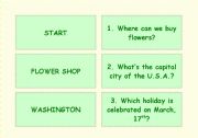 English Worksheet: -- Treasure Hunt -- Game -- Beginners -- Fully Editable!