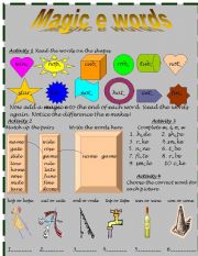 English Worksheet: MAGIC 