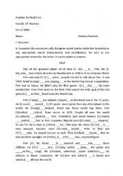 English Worksheet: grammar practice