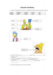 English worksheet: Dynamic Vocabulary