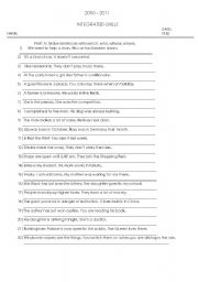 English Worksheet: Relative Clauses