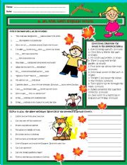 English Worksheet: a, an, the