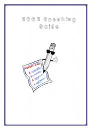 English Worksheet: ECCE Speaking Guide