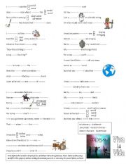 English Worksheet: Used to / Would (Past habits) - Viva la Vida by Coldplay (Song)