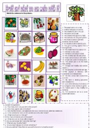 English Worksheet: Fruit and what we can do with it