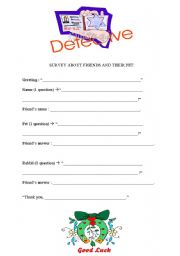 English Worksheet: Have you got a pet ?