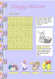 English Worksheet: happy easter