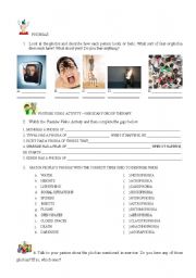 English Worksheet: Phobias